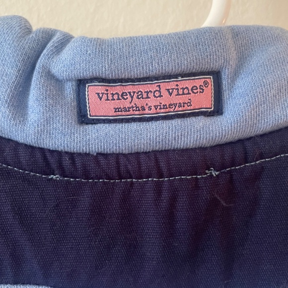 Vineyard Vines Boy's Pullover Sweatshirt Quarter 1/4 Zip Size 2T Blue NWOT - Picture 2 of 9